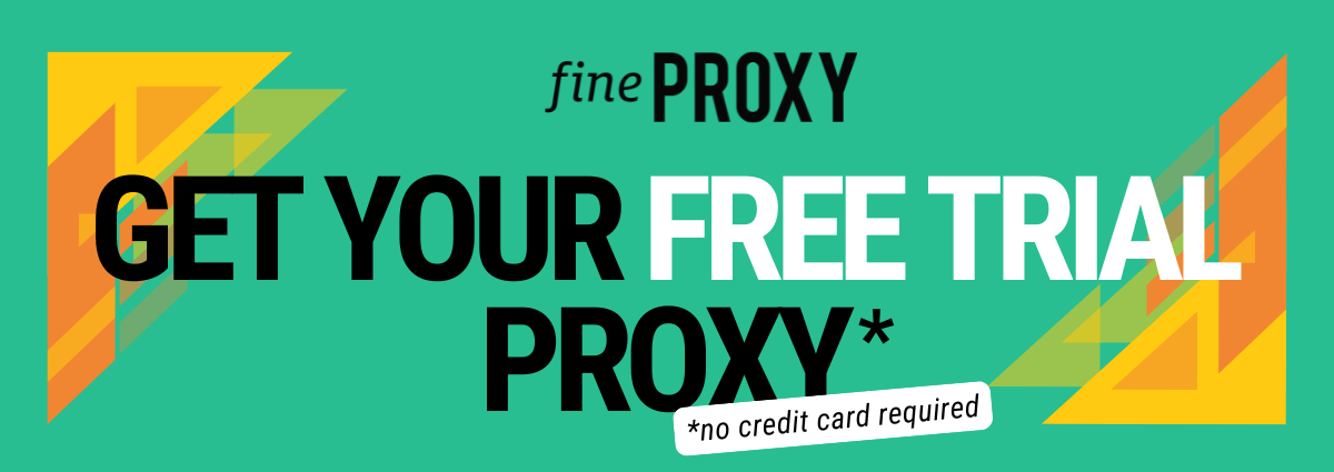 Bezplatná zkušební verze proxy