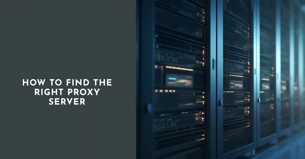 Bagaimana menemukan server proxy yang tepat