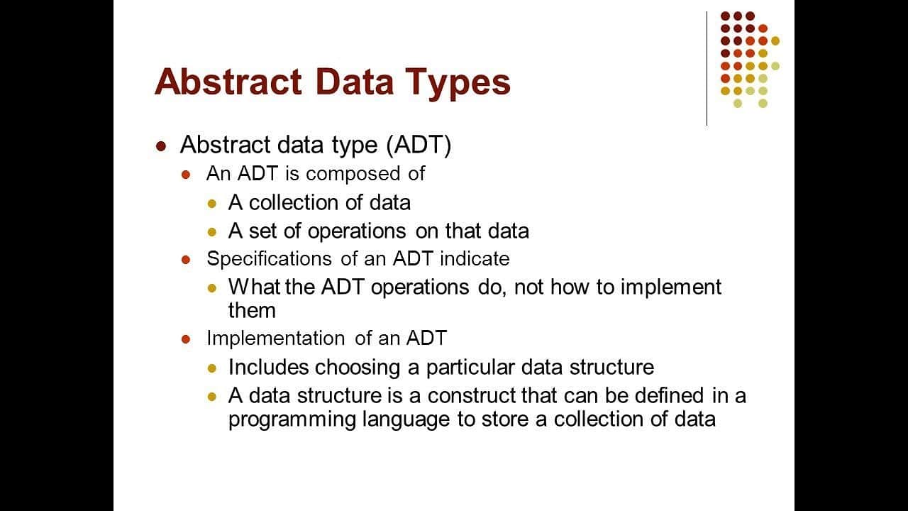 Type de données abstraites (ADT)