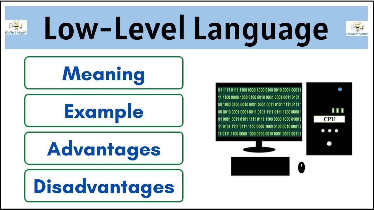 Low level languages