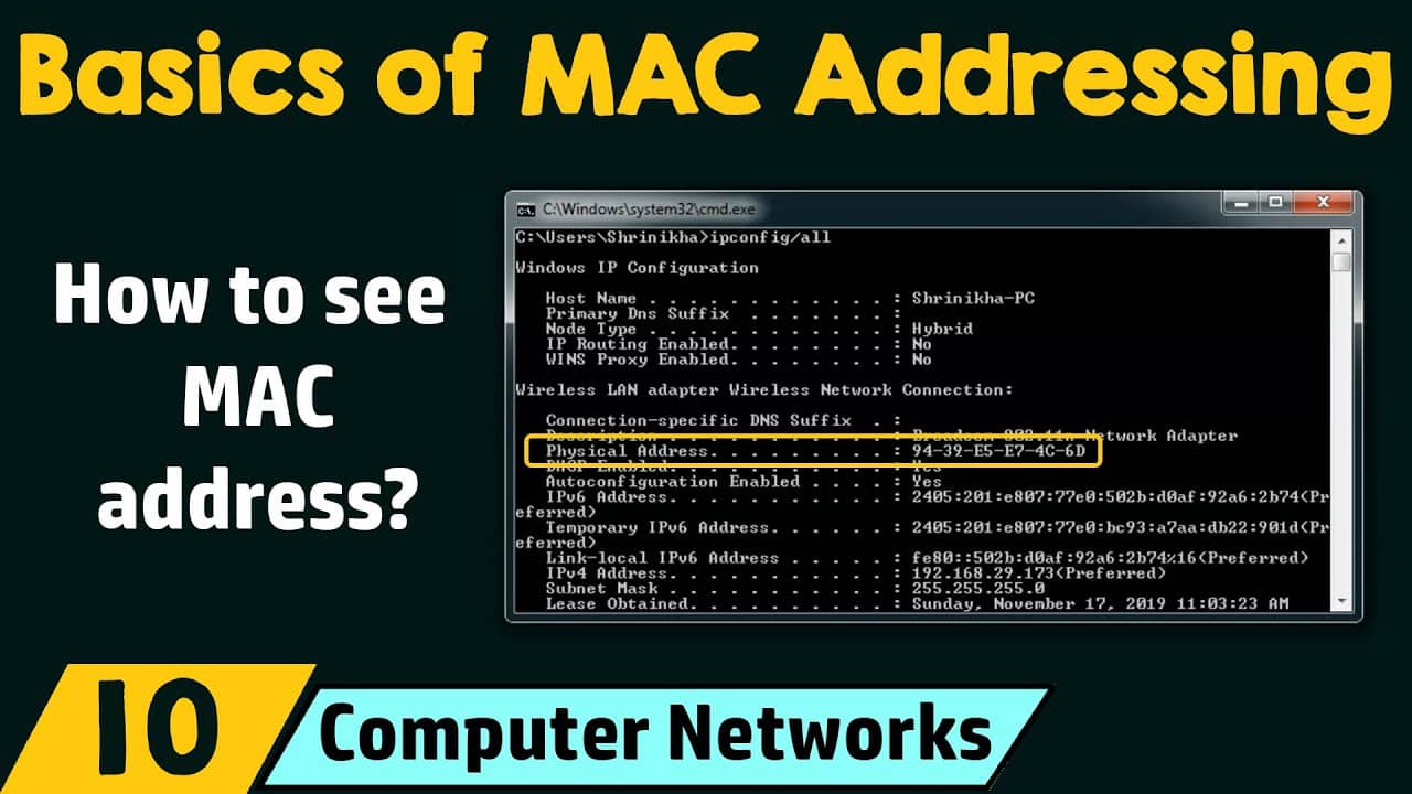 MAC adresi