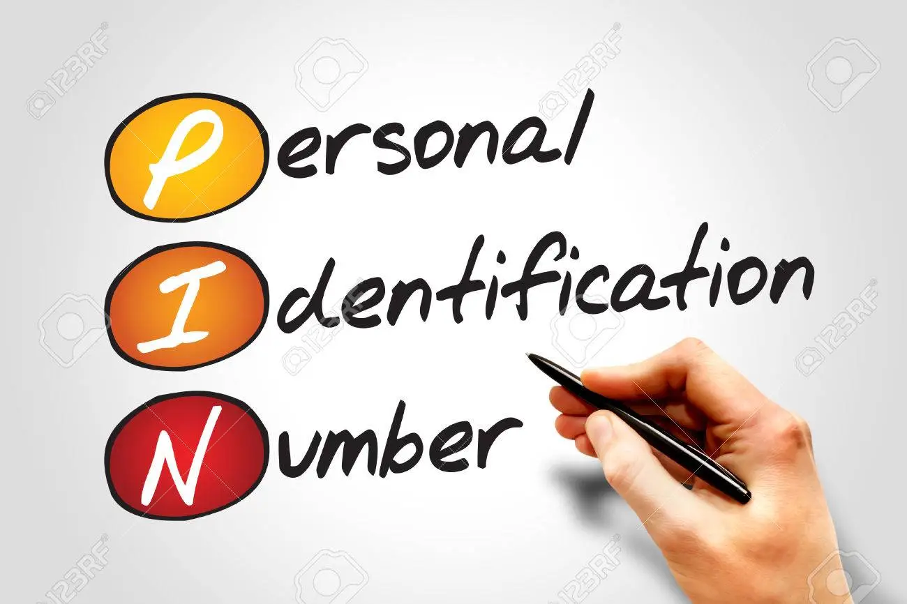 Numéro d'identification personnel (PIN)