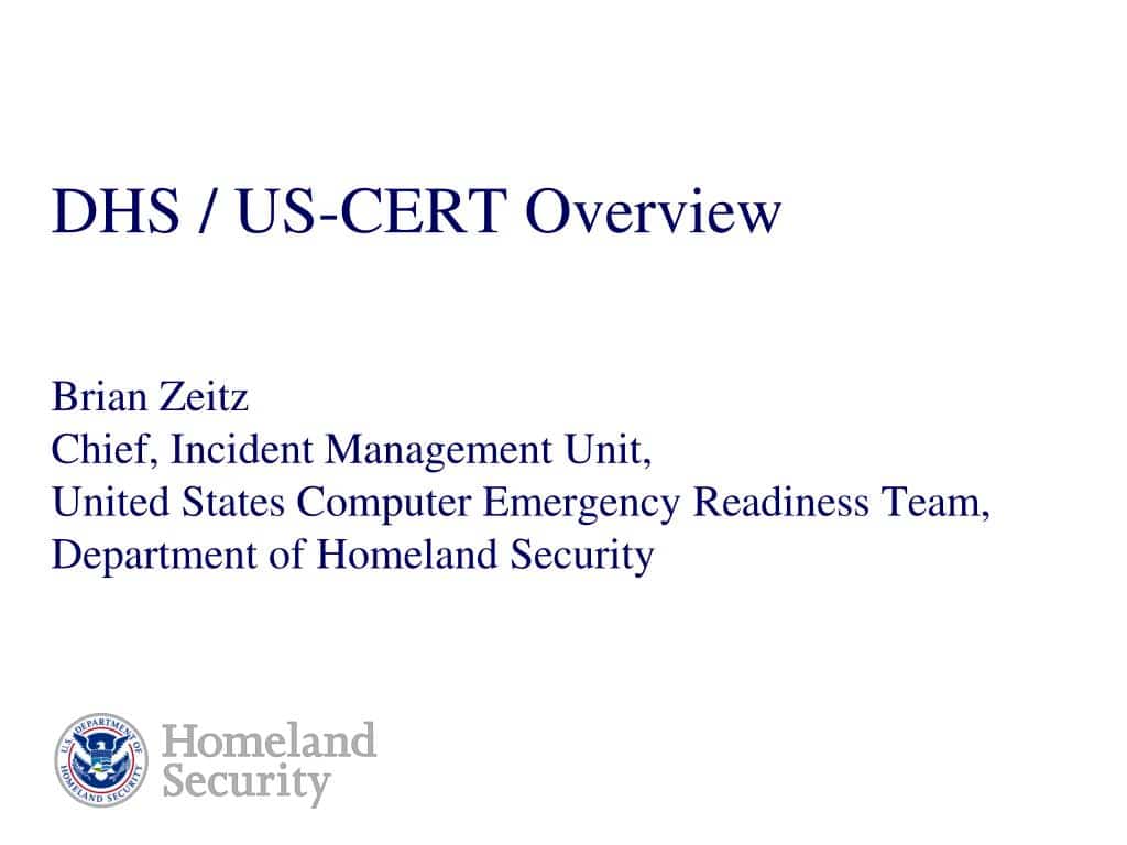 Zespół gotowości na wypadek awarii komputera w Stanach Zjednoczonych (US-CERT)