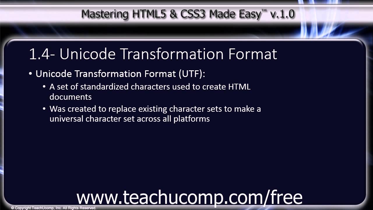 Formato de transformación Unicode (UTF)
