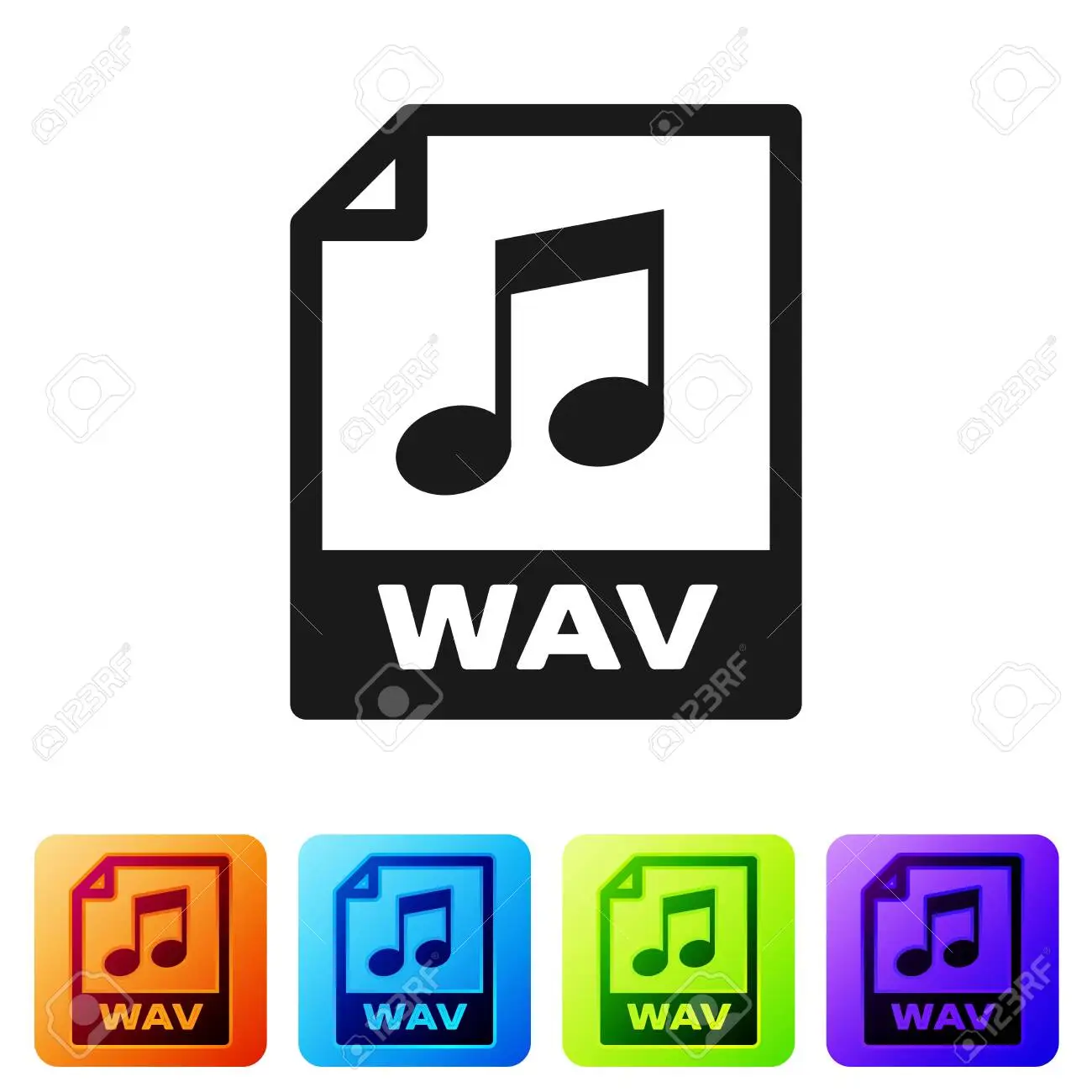 Format de fichier audio de forme d'onde