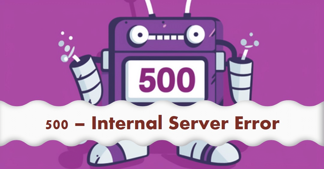 500 - Erro interno do servidor