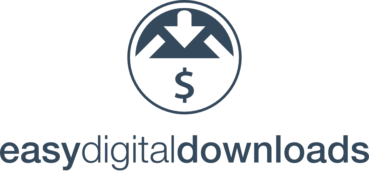 Logotipo de downloads digitais fáceis