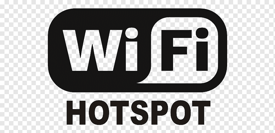 Logotipo de punto de acceso WiFi gratuito