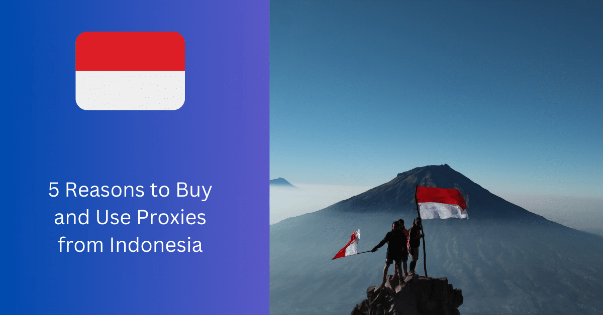 5 motivi per acquistare e utilizzare i proxy dall'Indonesia