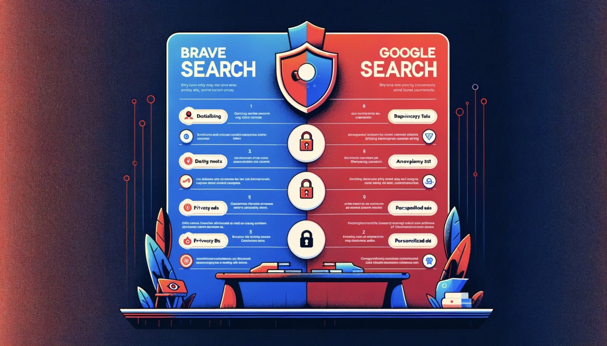 Brave Search 在保护个人数据方面与 Google 相比如何？