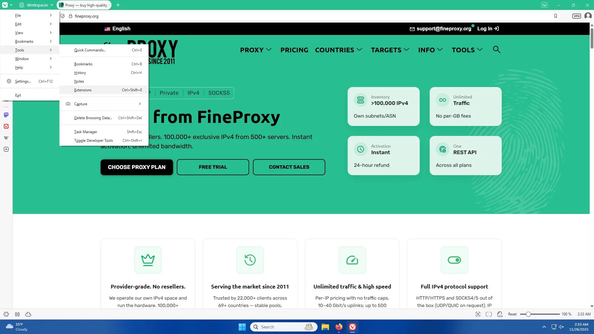 Step 1: Search for a ProxySwithcer Extension